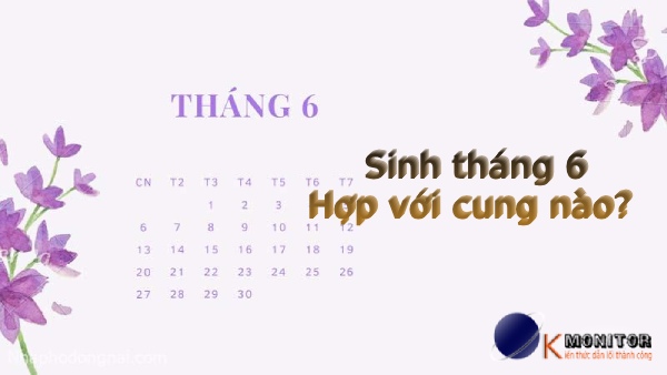 Sinh tháng 6 hợp cung nào